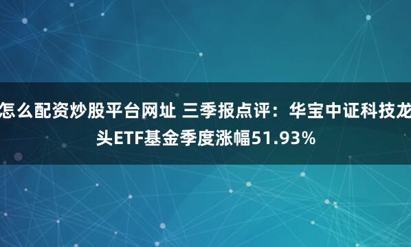 怎么配资炒股平台网址 三季报点评:华宝中证科技龙头ETF基金季度涨幅51.93%